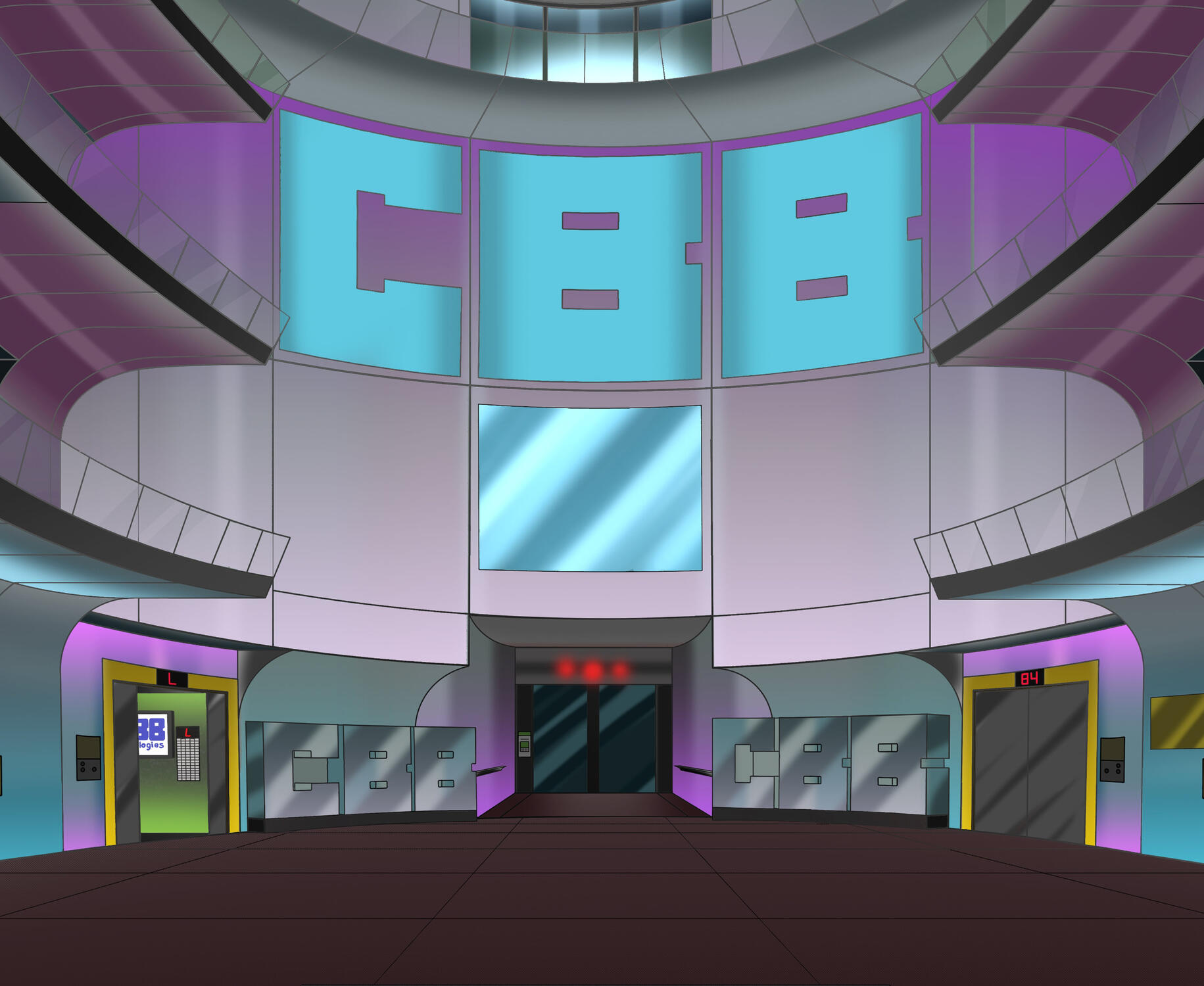 High-tech corp lobby