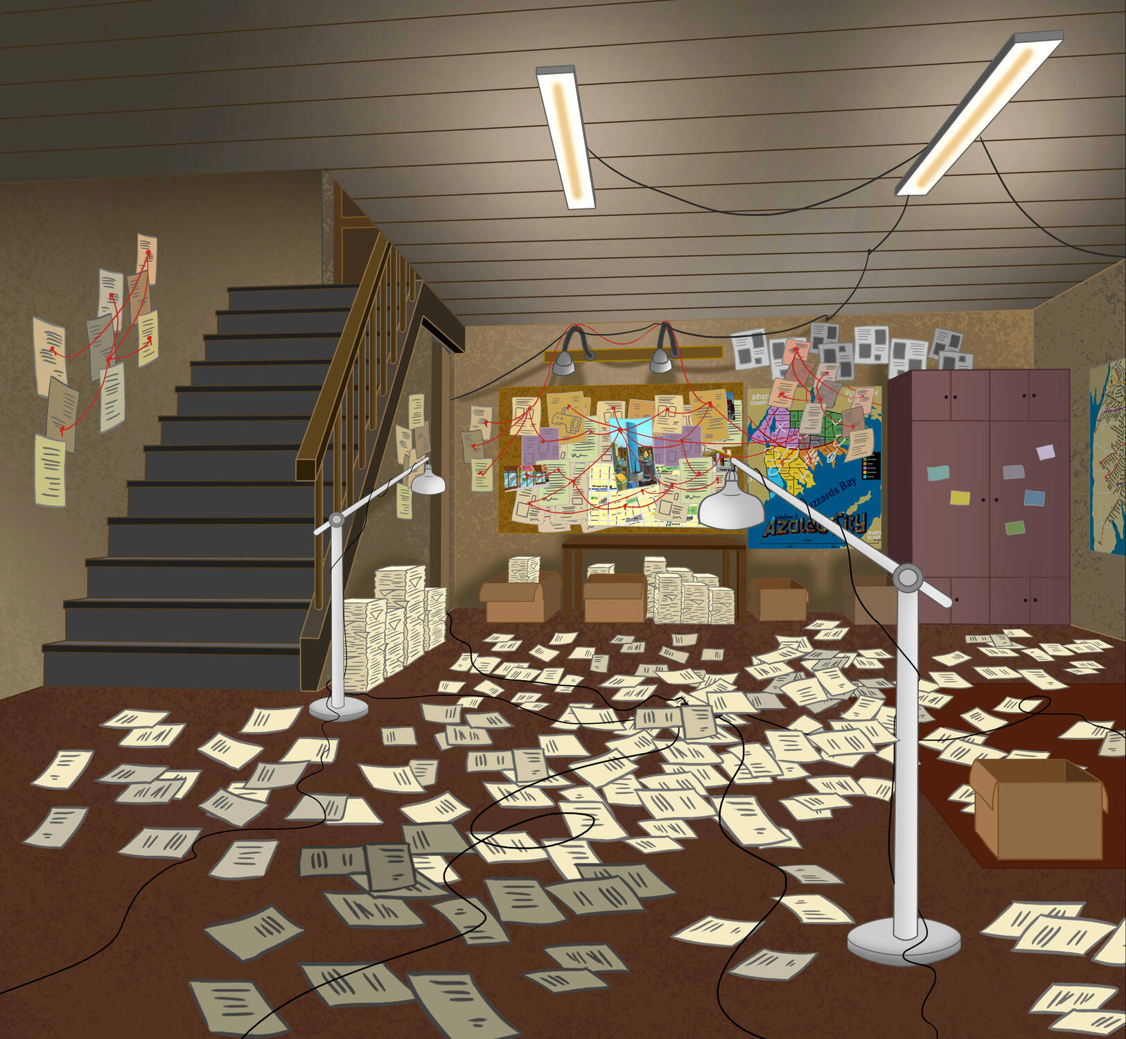 Basement of a conspirator